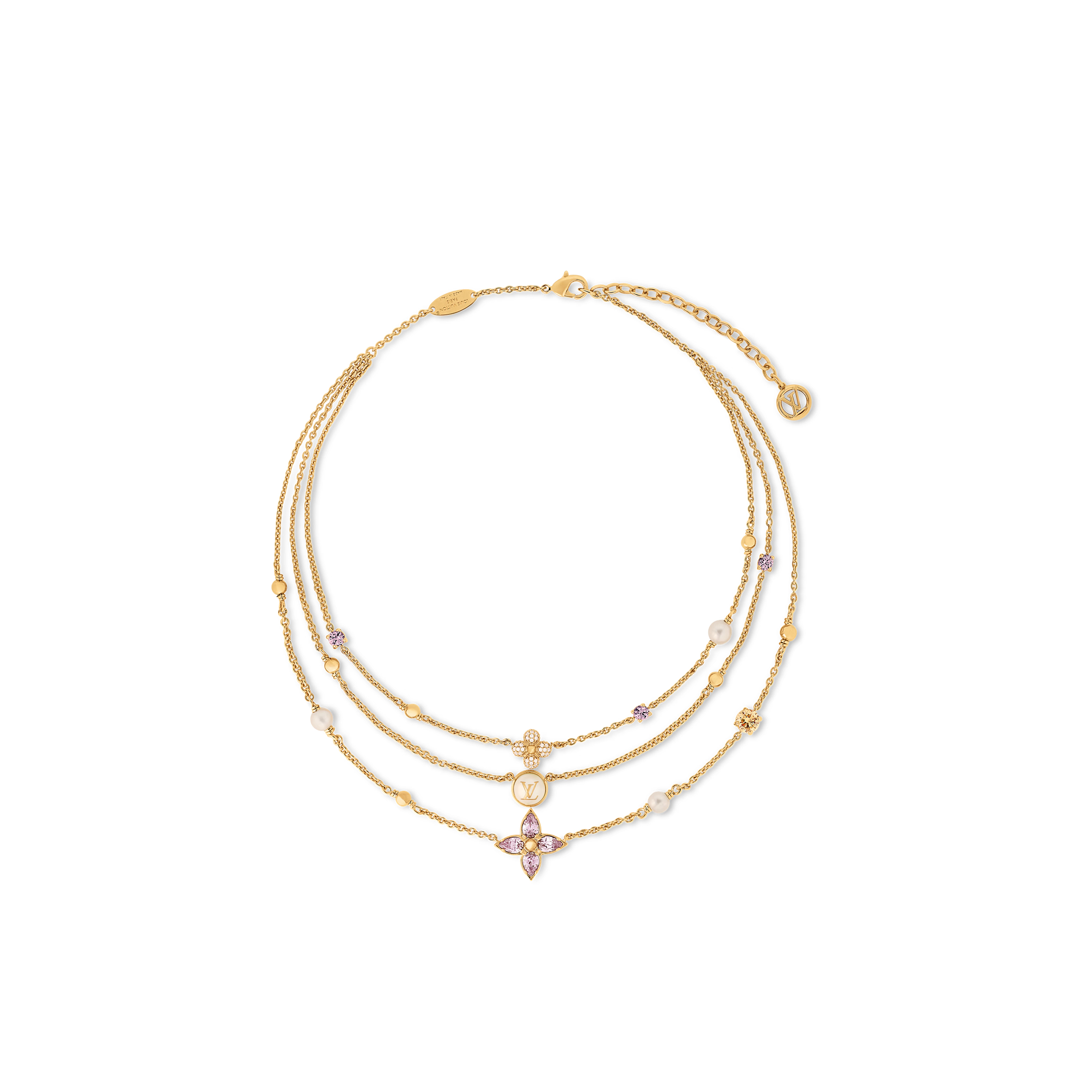 LOUIS VUITTON LV BLOOMING SYMPHONY NECKLACE M04226